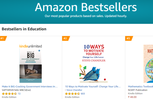 ‘Make It BIG’ creates history- No 1 on Amazon Kindle