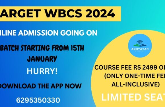 Adhyayan Academy Creates History by Launching Lifetime WBCS Online Course @2499 Only